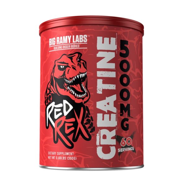 ريد ريكس كرياتين - 300 جم | 60 جرعة - بدون نكهة  Red Rex Creatine - 300g | 60 Servings - Unflavored