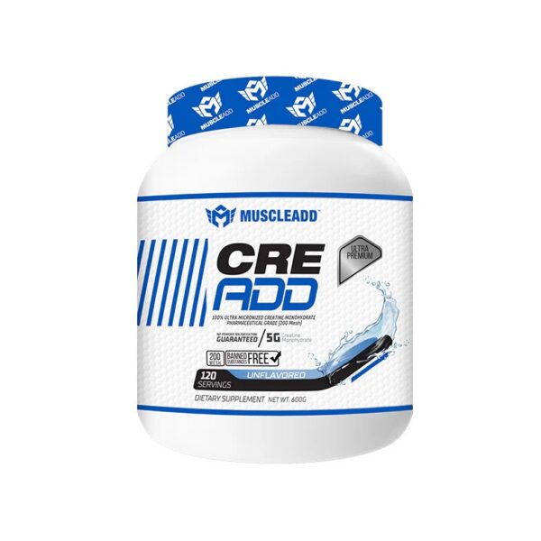 كرياتين ماصل ادد مونوهيدرات - 600 جرام  Mucsle add Creatine Monohydrate - 600g